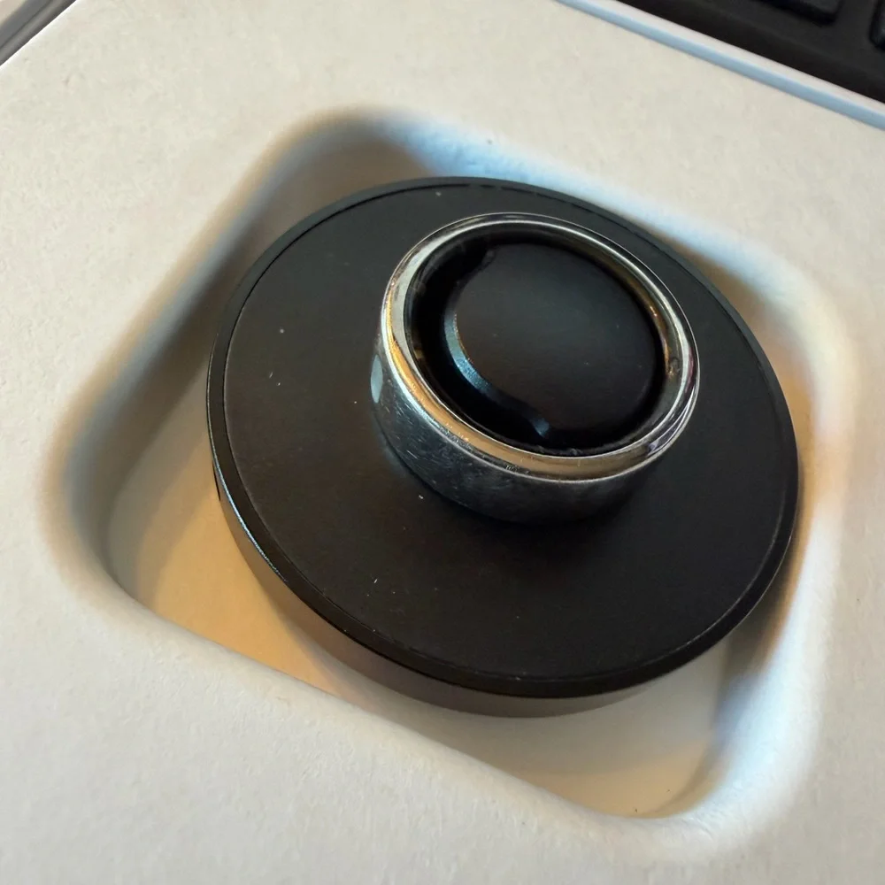 Oura Silver Gen 3 Ring Size 8
